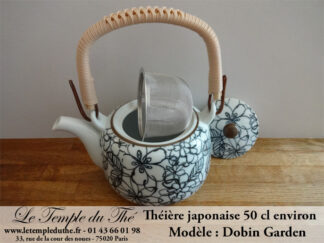 Théière en porcelaine d'Arita Dobin Garden 50 cl environ