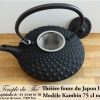 Théière Kambin IWACHU. Fonte du Japon 0.75 L noire – Image 5