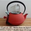 Théière en fonte du Japon