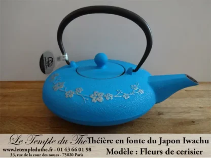 Théière en fonte IWACHU  0.5 L fleurs de cerisier – Image 5