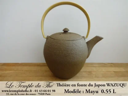Théière en fonte du Japon WAZUQU modèle Mayu – Image 2