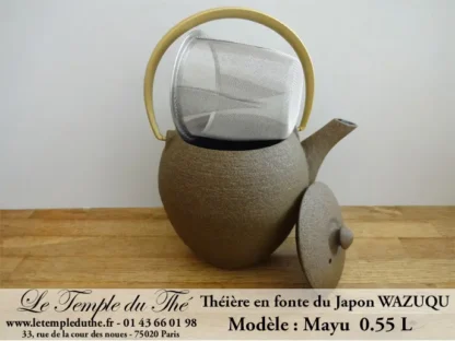 Théière en fonte du Japon WAZUQU modèle Mayu – Image 3