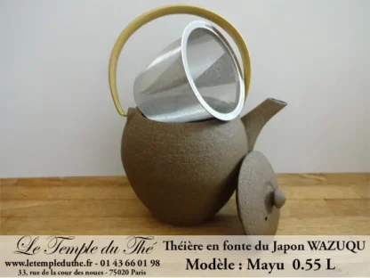 Théière en fonte du Japon WAZUQU modèle Mayu – Image 5