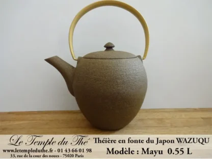 Théière en fonte du Japon WAZUQU modèle Mayu