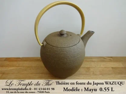 Théière en fonte du Japon WAZUQU modèle Mayu – Image 4
