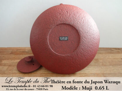 Théière en fonte du Japon WAZUQU modèle Muji 0.65 L – Image 3