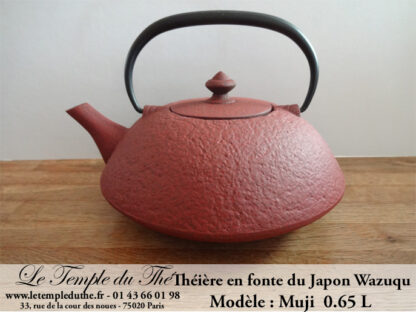 Théière en fonte du Japon WAZUQU modèle Muji 0.65 L – Image 2