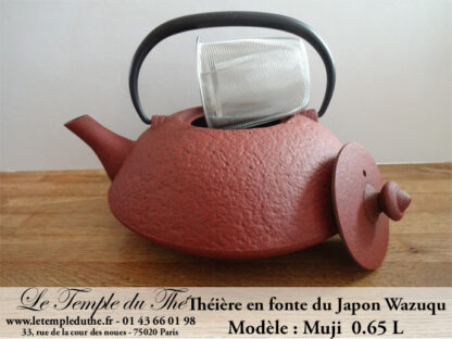 Théière en fonte du Japon WAZUQU modèle Muji 0.65 L – Image 5