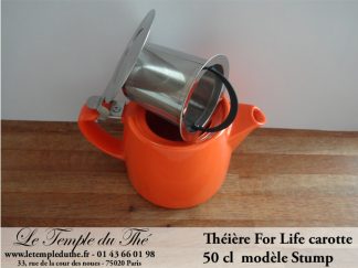 Théière FOR LIFE Stump 0.5 L carotte