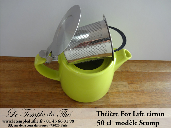 Théière FOR LIFE Stump 0.5 L vert citron