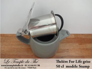 Théière FOR LIFE Stump 0.5 L grise