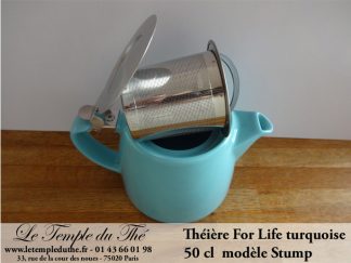 Théière FOR LIFE Stump 0.5 L turquoise
