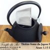 Théière Iwachu 1.15 L noire Théière en fonte arare Théière du Japon – Image 4