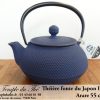 Théière Arare IWACHU Japon 0.55 L bleu – Image 2
