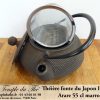 Théière fonte japonaise