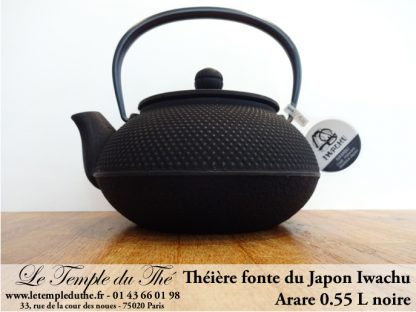 Théière Arare IWACHU Japon 0.55 L noire