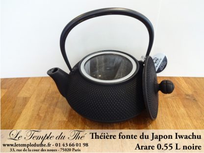 Théière Arare IWACHU Japon 0.55 L noire