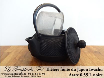 Théière Arare IWACHU Japon 0.55 L noire