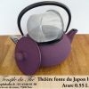 Théière Arare IWACHU Japon 0.55 L prune à Paris