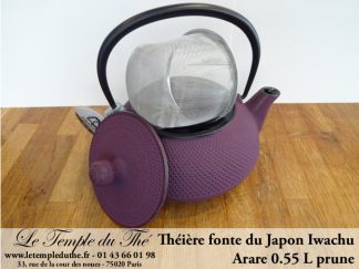 Théière Arare IWACHU Japon 0.55 L prune à Paris