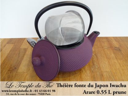 Théière Arare IWACHU Japon 0.55 L prune à Paris