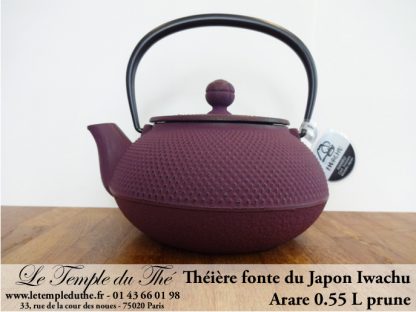 Théière Arare IWACHU Japon 0.55 L prune à Paris