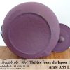 Théière Arare IWACHU Japon 0.55 L prune à Paris – Image 3