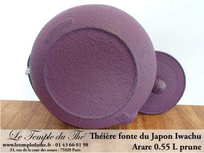 Théière Arare IWACHU Japon 0.55 L prune à Paris