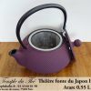 Théière Arare IWACHU Japon 0.55 L prune à Paris – Image 4