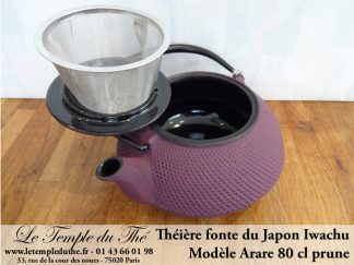 Théière Arare IWACHU Japon 0.8 L prune