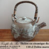 Théière en céramique du Japon Dobin marron 110 cl – Image 3