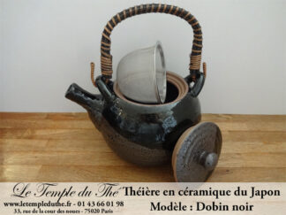 Théière en céramique du Japon Dobin noir 110 cl