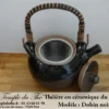 Théière en céramique du Japon Dobin noir 110 cl – Image 4