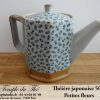 Théière japonaise 50 cl petites fleurs – Image 2