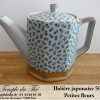 Théière japonaise 50 cl petites fleurs – Image 4
