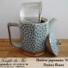 Théière japonaise 50 cl petites fleurs