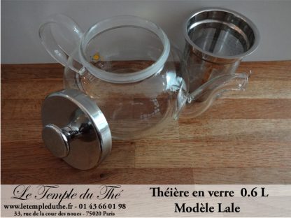 Théière en verre 600 ml modèle "LALE"