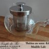 Théière en verre 600 ml modèle "LALE"