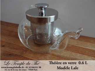 Théière en verre 600 ml modèle "LALE"