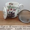 Tisanière en porcelaine d’Allemagne 3e modèle