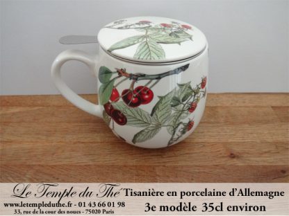 Tisanière en porcelaine d’Allemagne 3e modèle