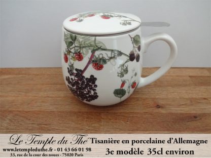 Tisanière en porcelaine d’Allemagne 3e modèle