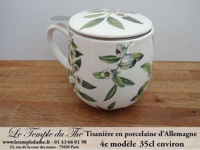 Tisanière en porcelaine d'Allemagne 4e modèle