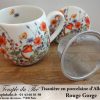 Tisanière en porcelaine d’Allemagne rouge gorge – Image 4