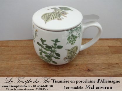 Tisanières en porcelaine d’Allemagne 1er modèle