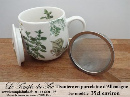 Tisanières en porcelaine d’Allemagne 1er modèle