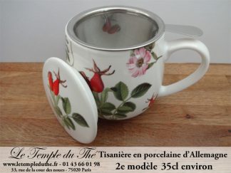 TISANIERES EN PORCELAINE D'ALLEMAGNE ET THEIERES DE CHINE