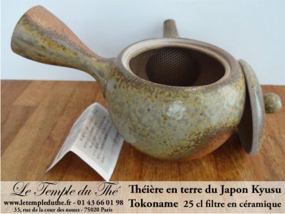 TOKONAME Kyusu du Japon Céramique 25 cl environ