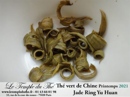 Thé vert de Chine Yunnan Jade Ring Yu Huan printemps 2021