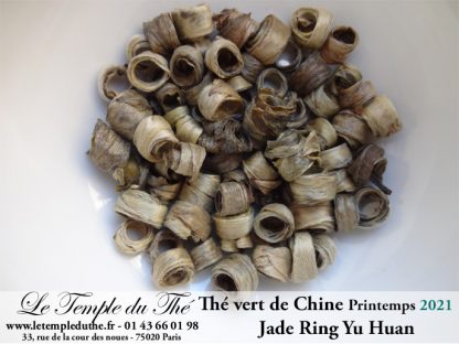 Thé vert de Chine Yunnan Jade Ring Yu Huan printemps 2021